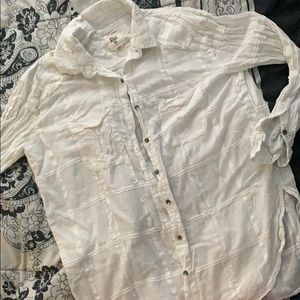 🤍 Vintage Billabong Linen Button Up 🤍